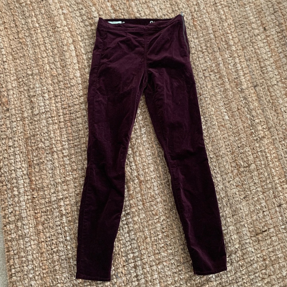 Gap Velvet Pants